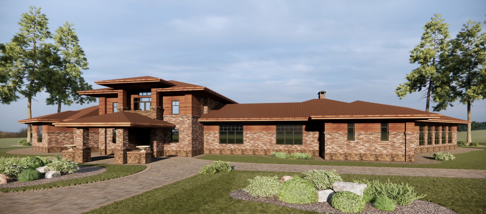 Усадьба в райтовском стиле