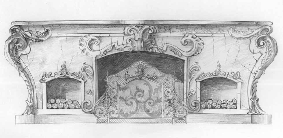 Эскизы для каминов