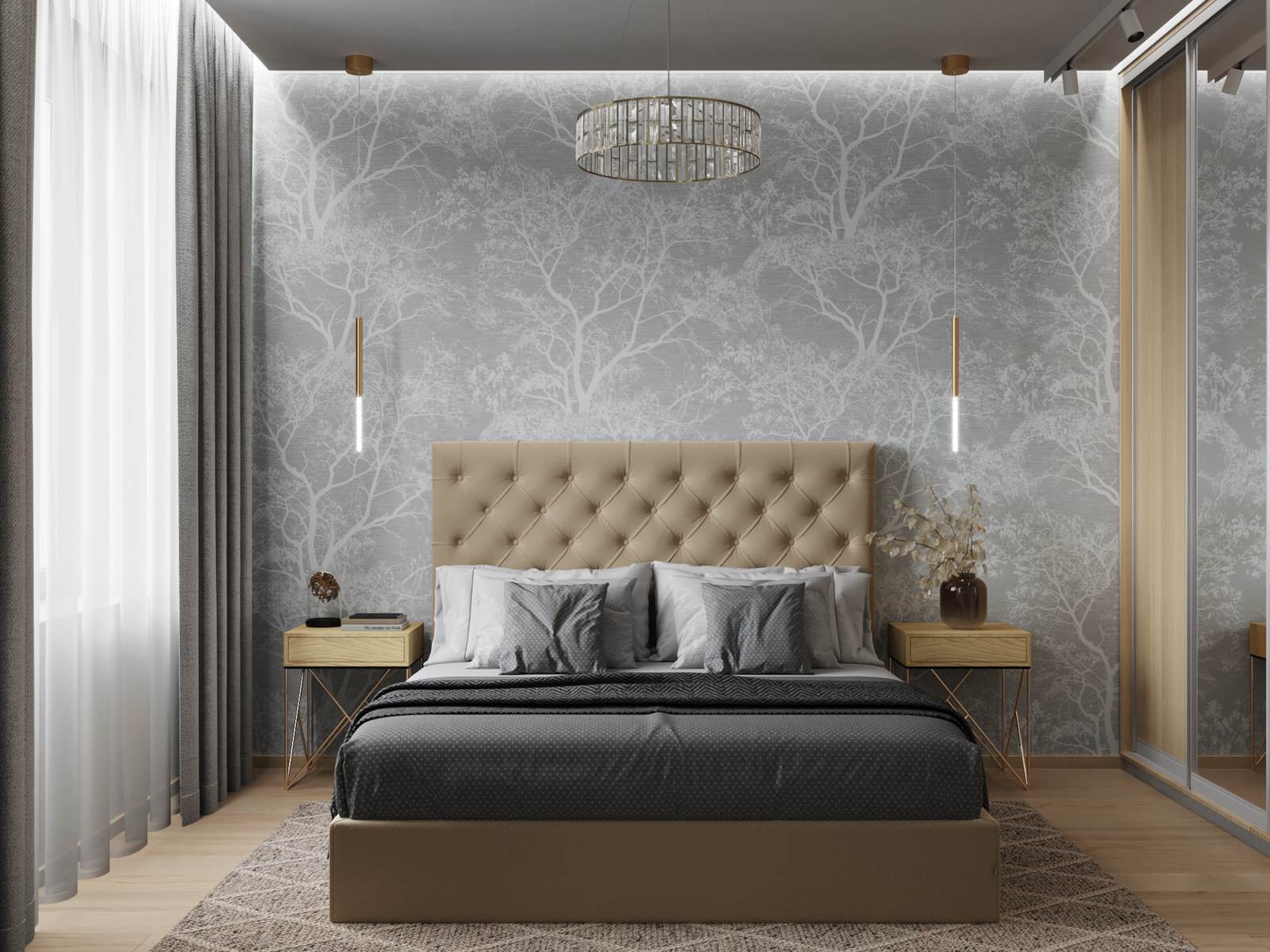 Дизайн-проект двухкомнатной квартиры, 58.3 кв.м