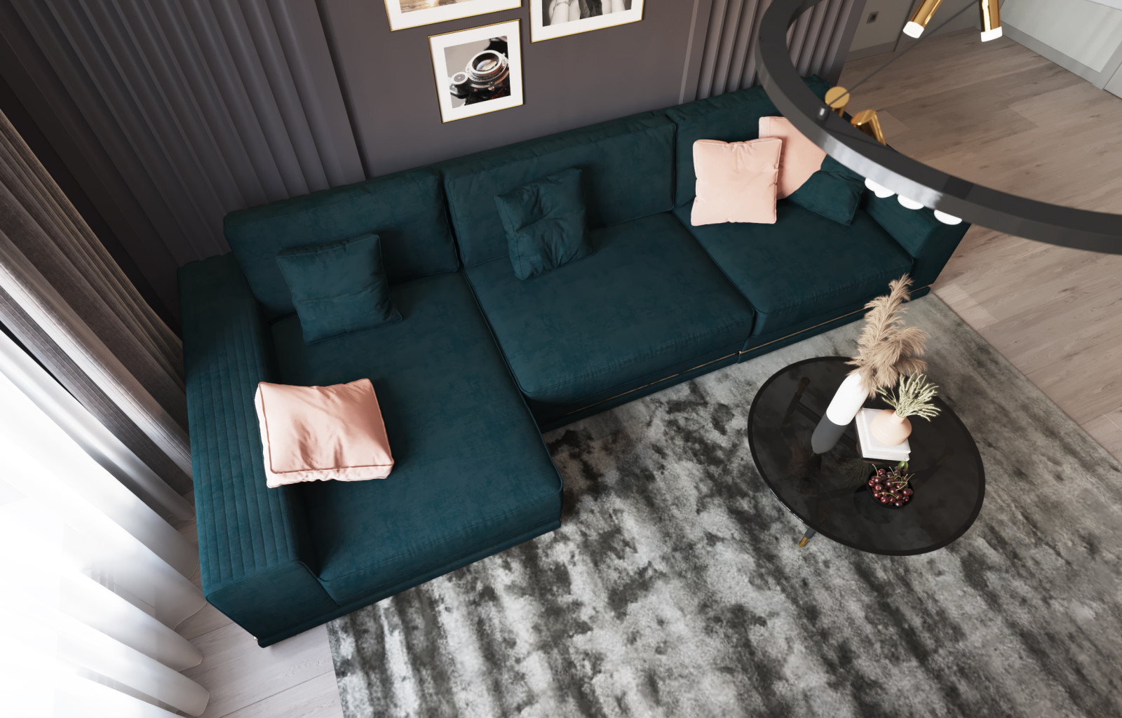 Дизайн интерьера квартиры. 168 кв.м. Soft contrasts.