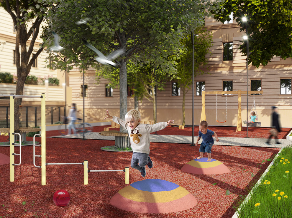 Дипломная работа "Проект реконструкции школы на Адмиралтейской набережной"