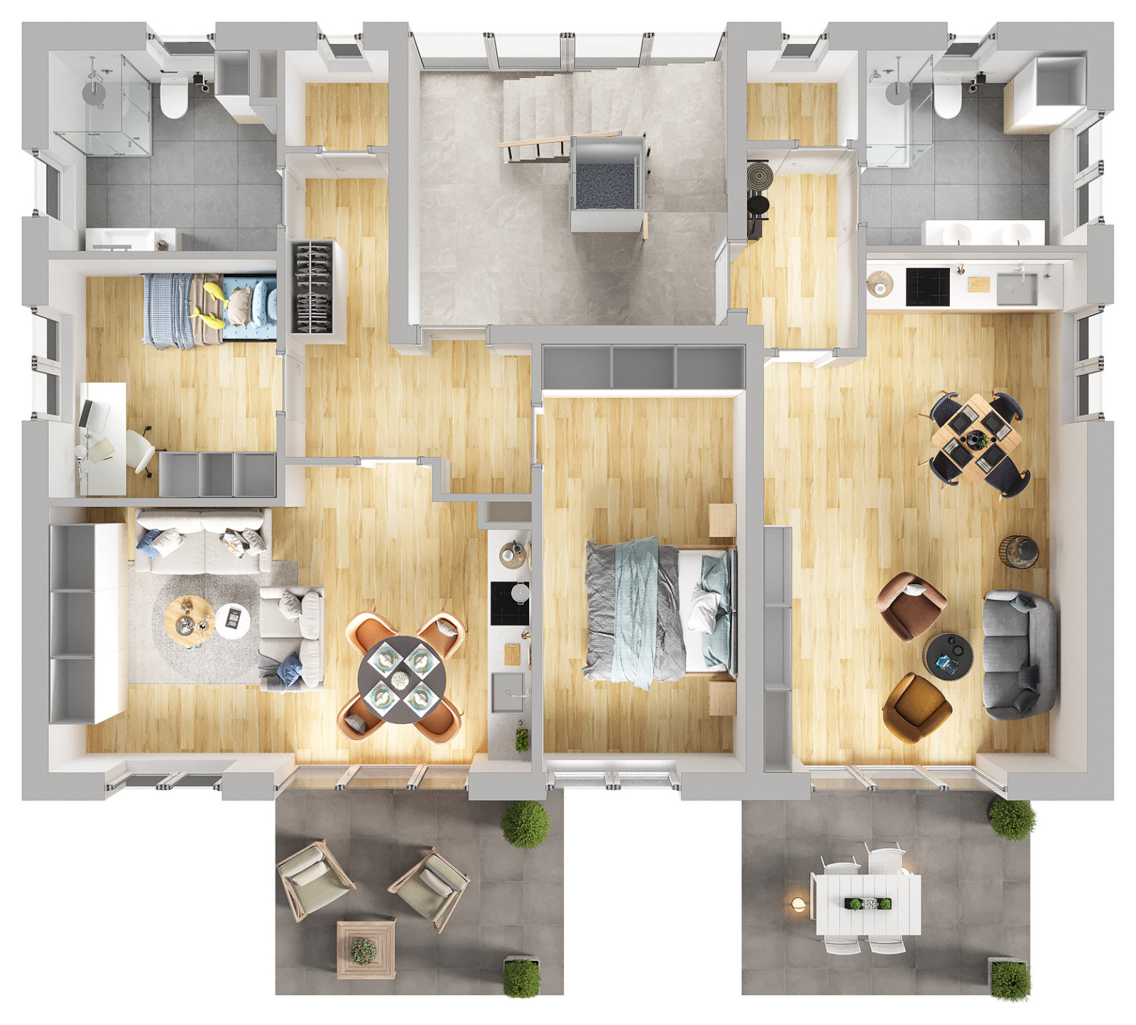 Haus № 1 (1. Stock)
