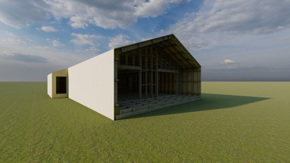 Дом у березы