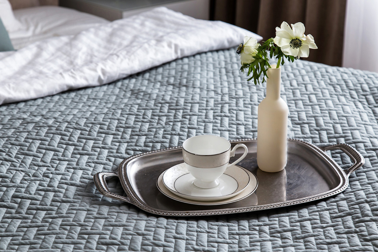 Природный дизайн - квартира в современном стиле в ЖК Мичуринский