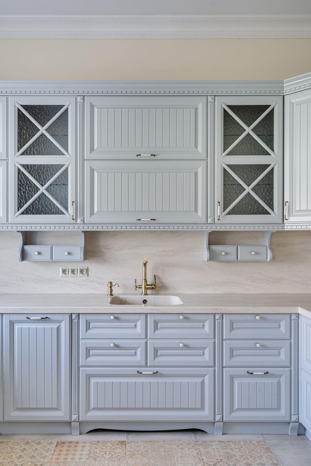 Кухня Прованс из массива бука