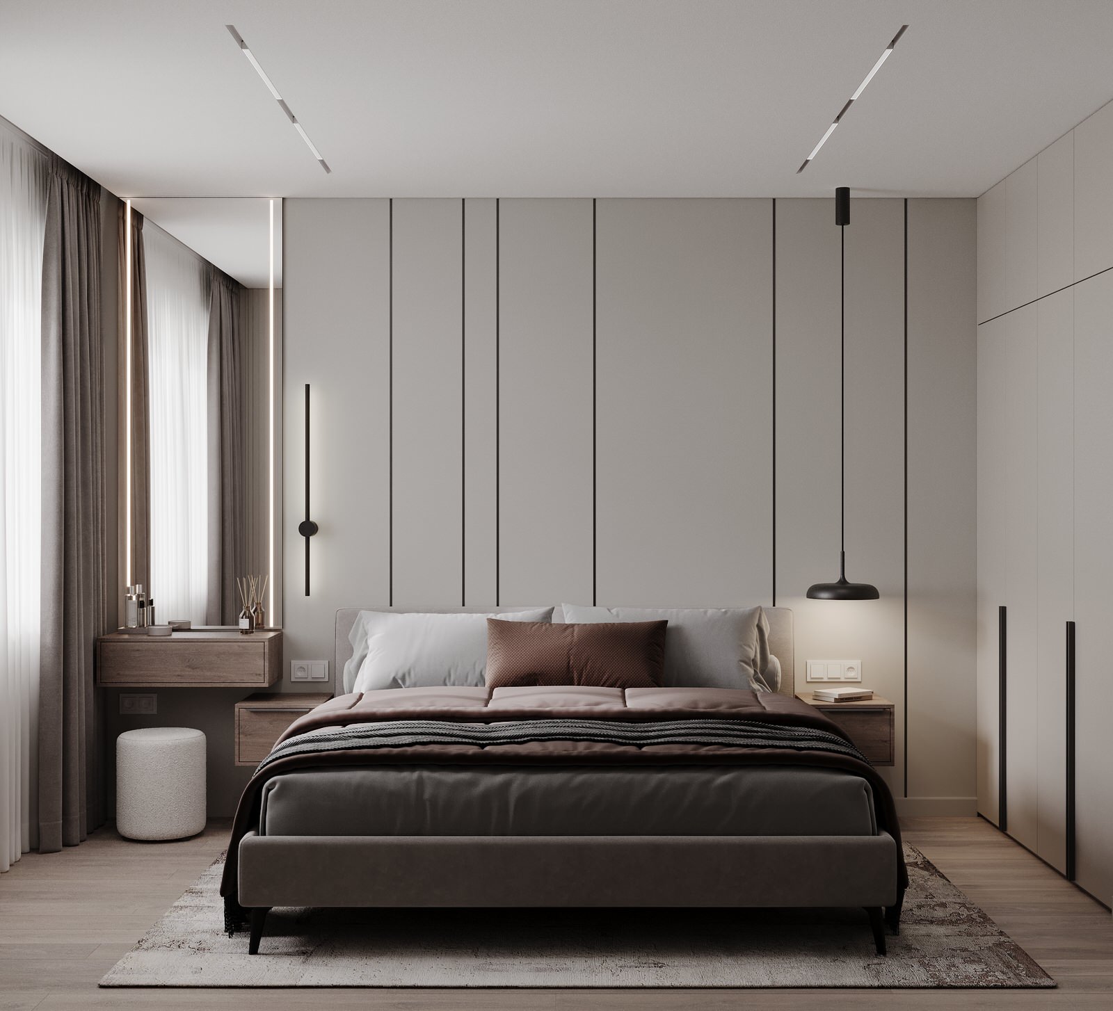 Интерьер квартиры в ЖК "Гармония"