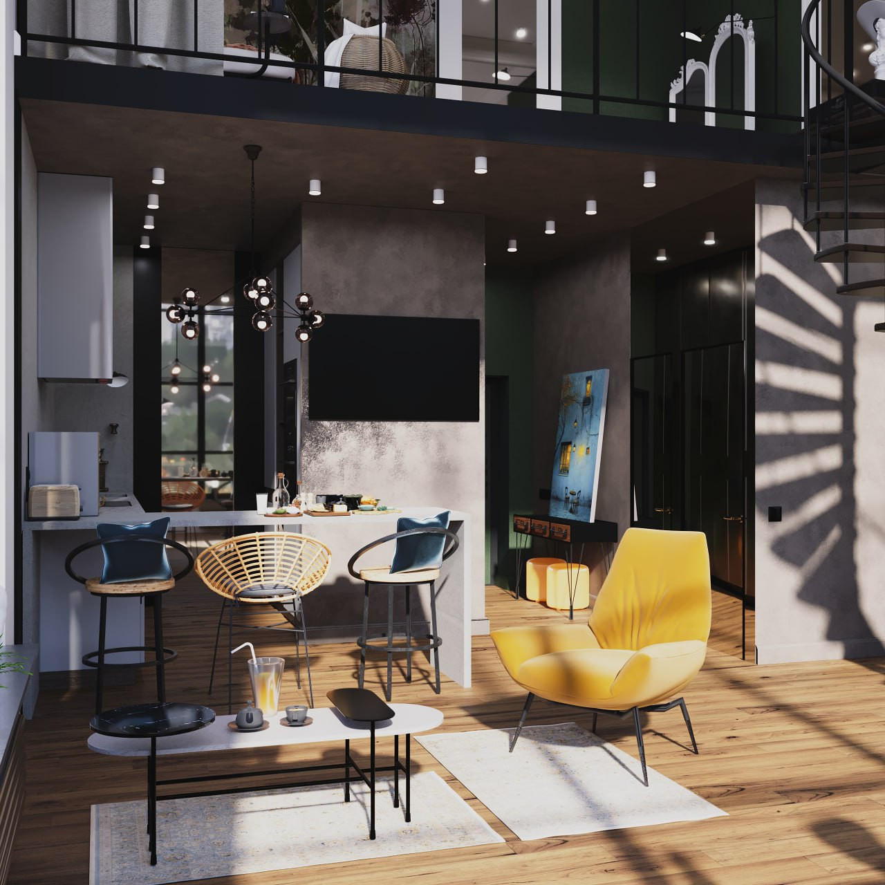 Обложка проекта: Новая жизнь старого индустриального пространства.