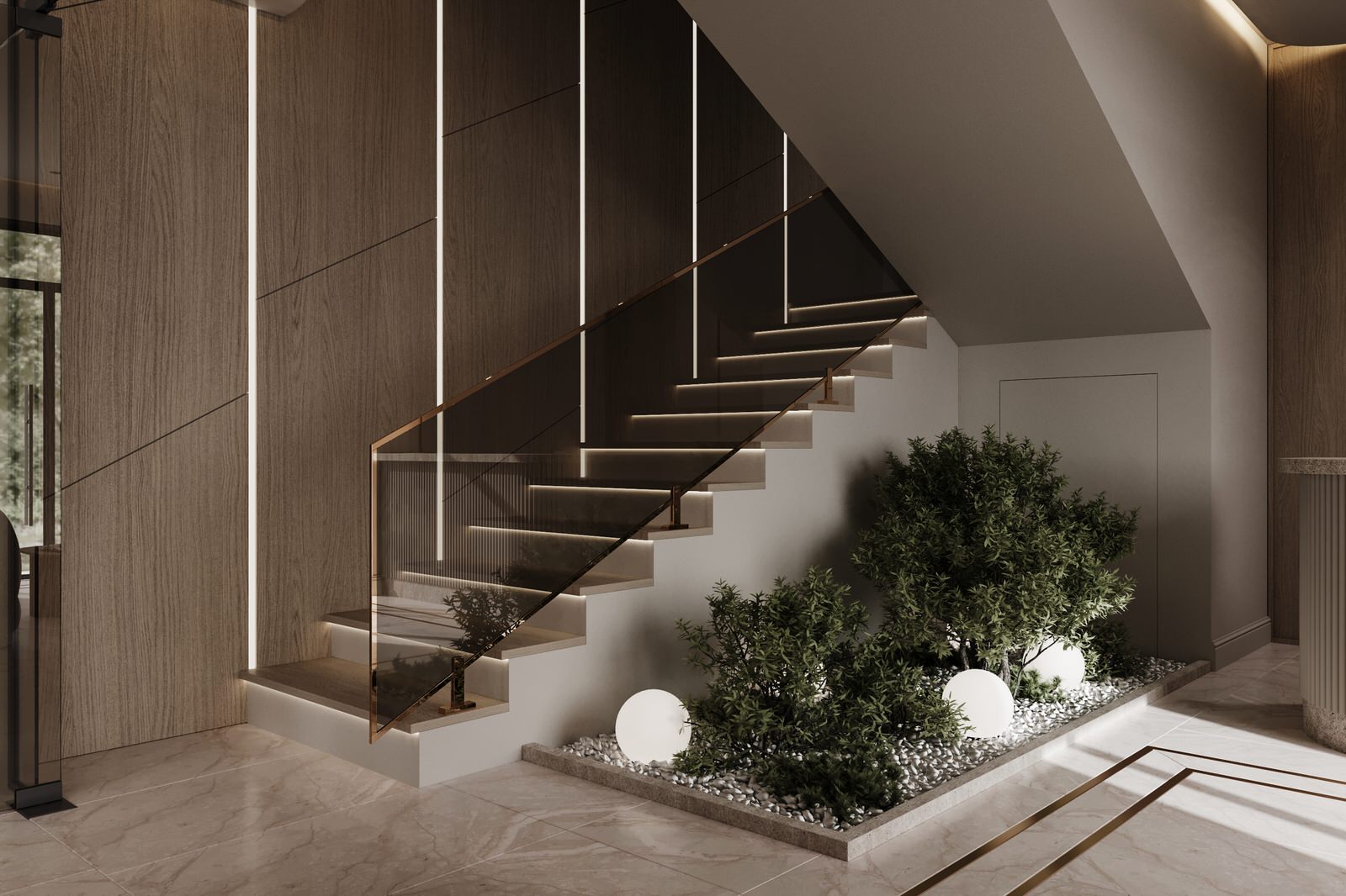 Дизайн лобби отеля в г.Сухум