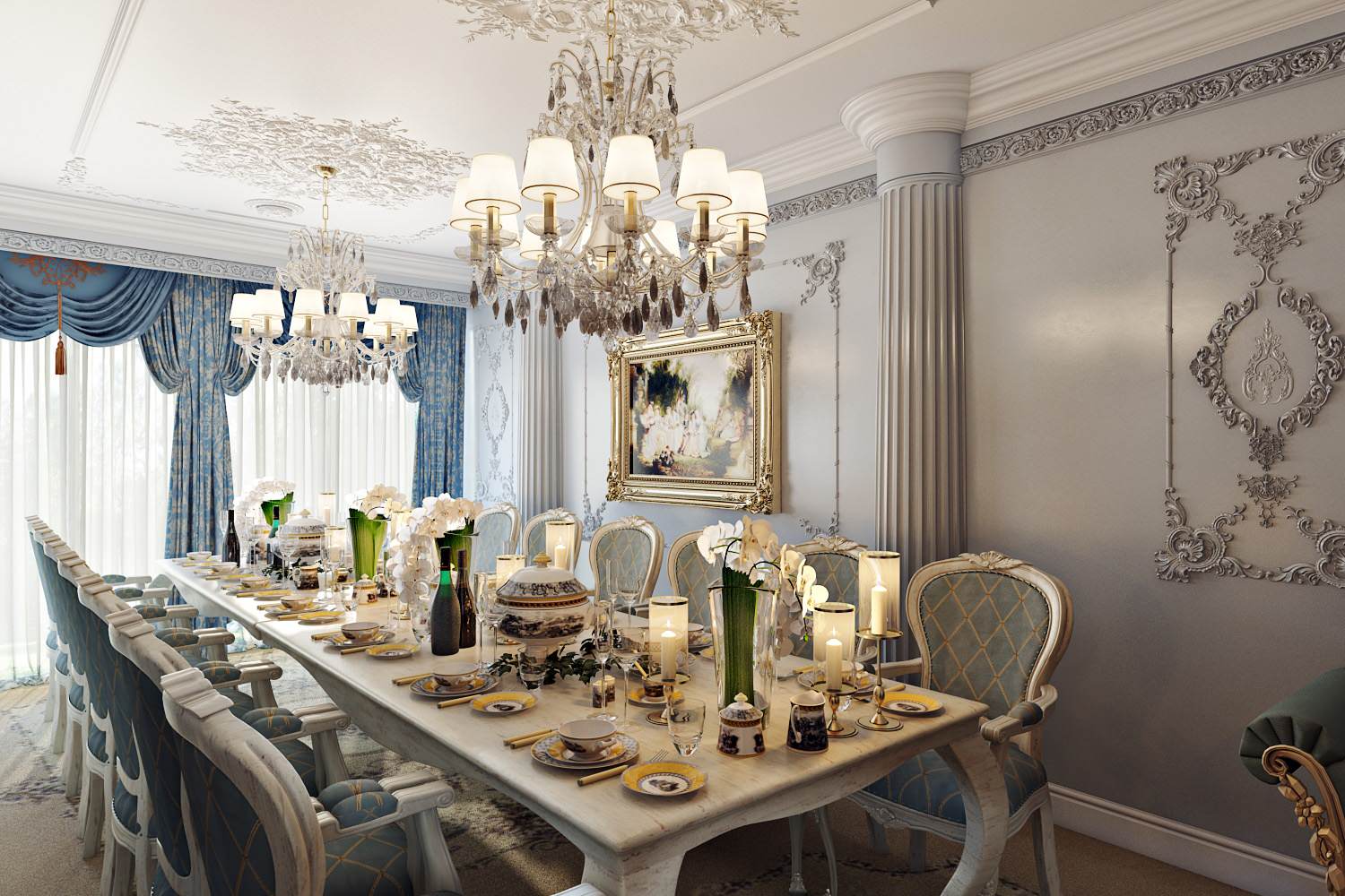 Обложка проекта: Дизайн банкетного зала в ресторане.