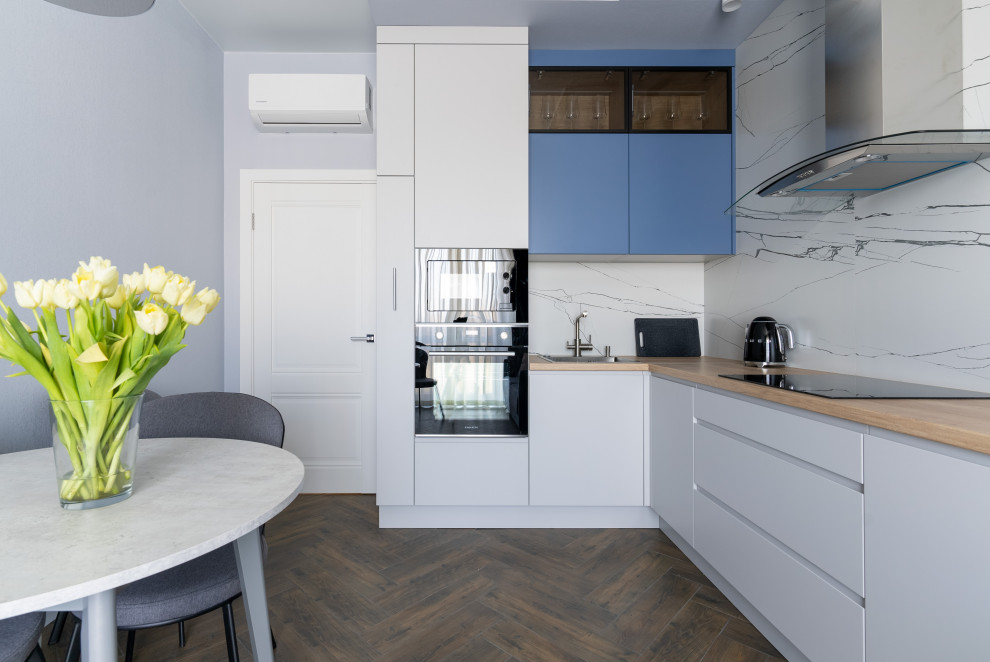 Нескучный ремонт в морской тематике. ЖК Балтийский Дракон