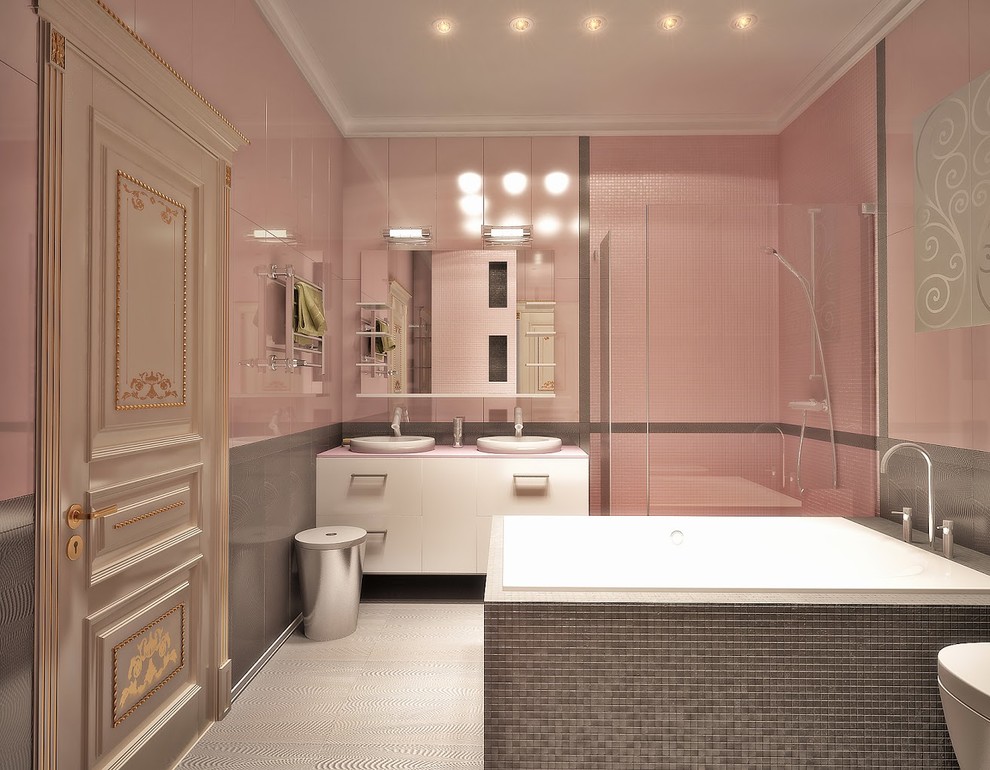 Дизайн-проект ванной комнаты от «Strekoza Design»