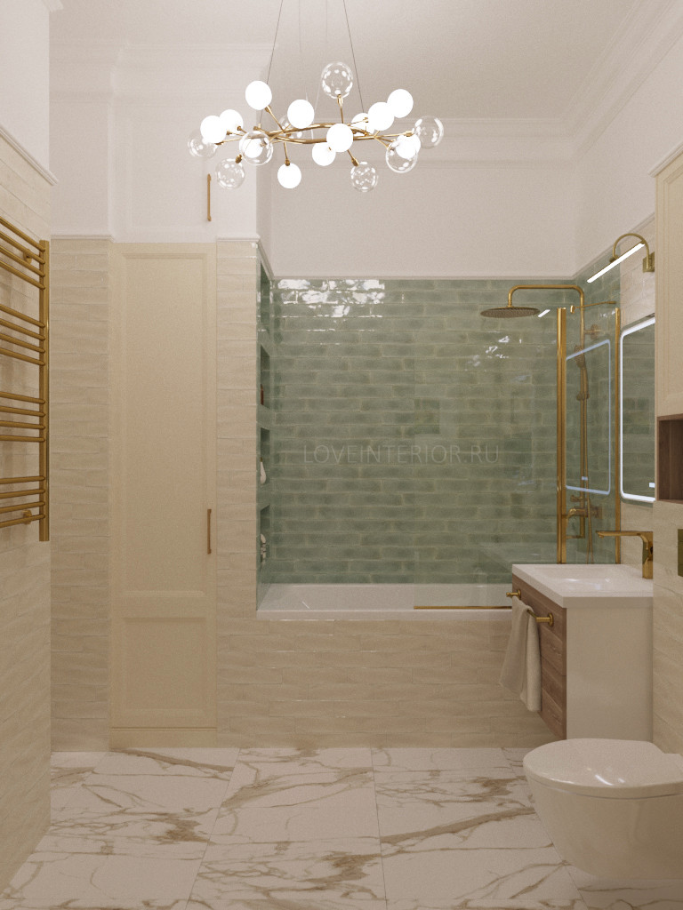 Квартира в доме, построенном в XIX веке в центре Москвы