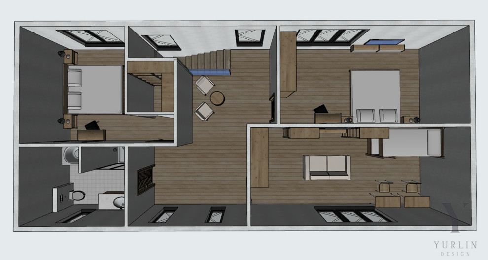 Проект  частного дома из ЛСТК