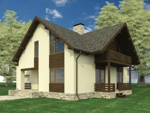 Обложка проекта: КОТТЕДЖ в поселке Пестово