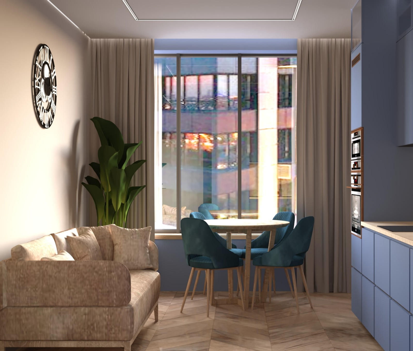 Дизайн проект квартиры в ЖК "Сердце Столицы" г. Москва