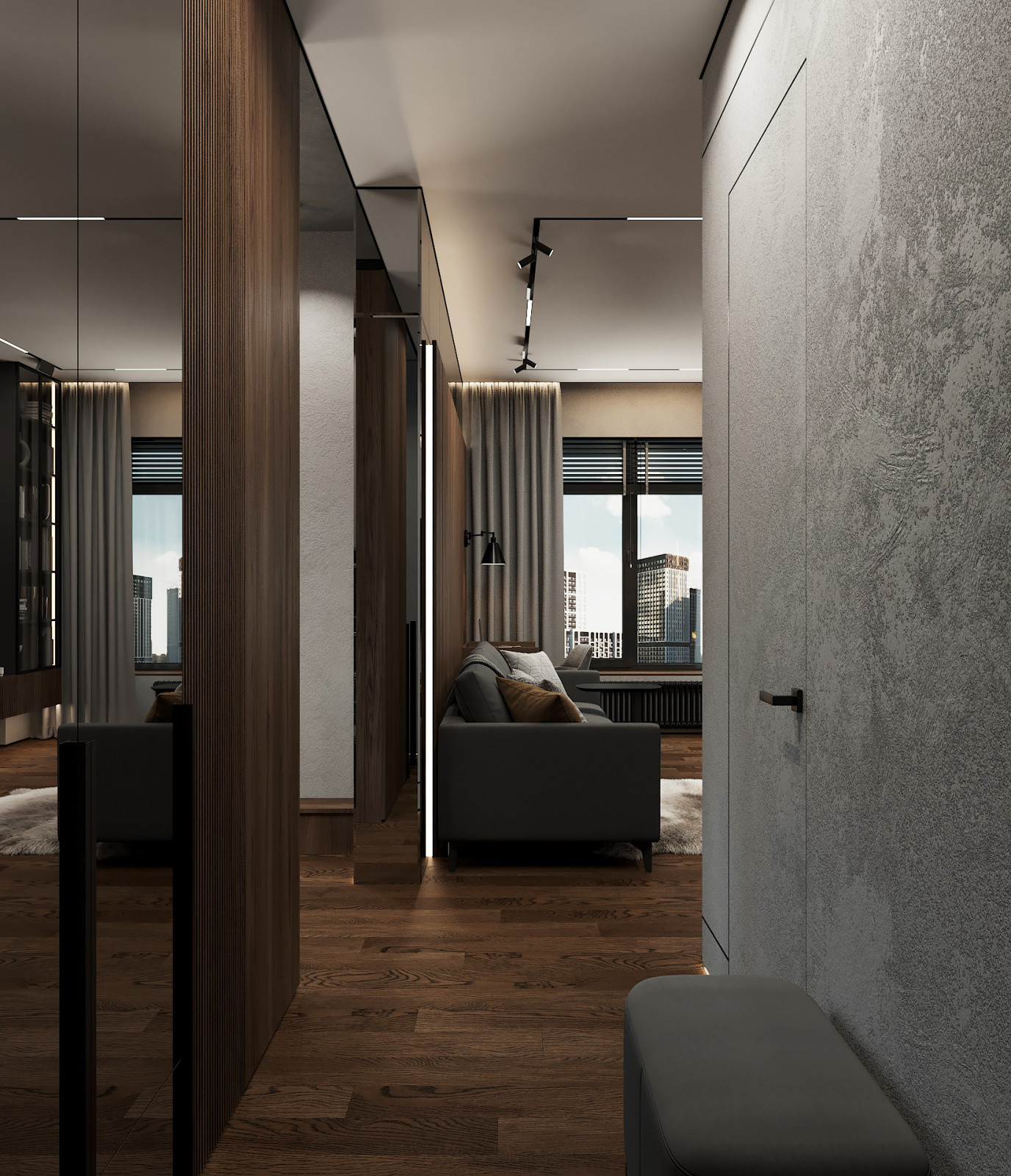 2025г. Проект квартиры 60 м2 в ЖК "Нобель"