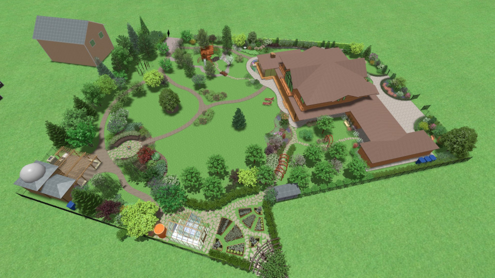 Проектирование участка в к.п. Аквавилла