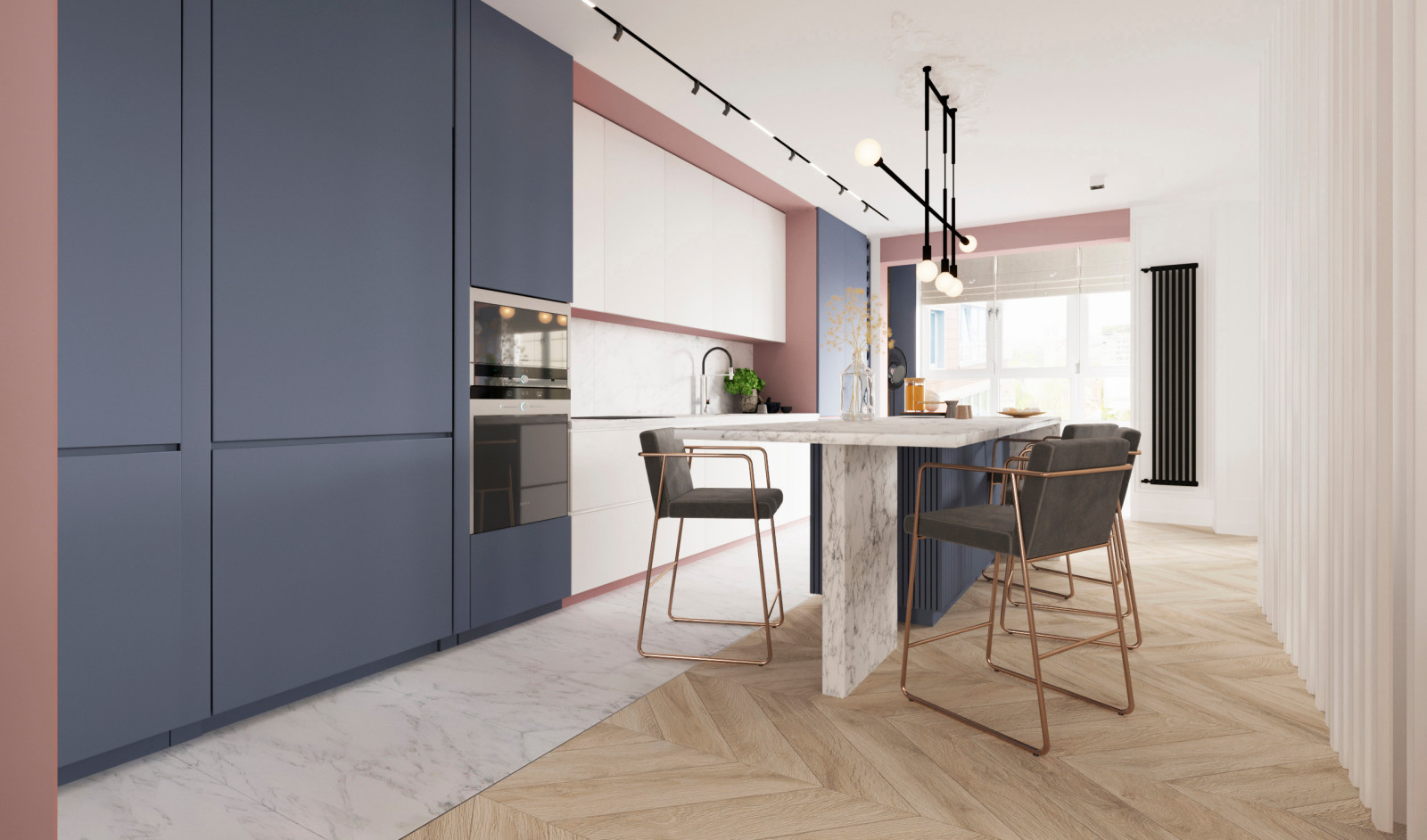 Квартира с яркими акцентами