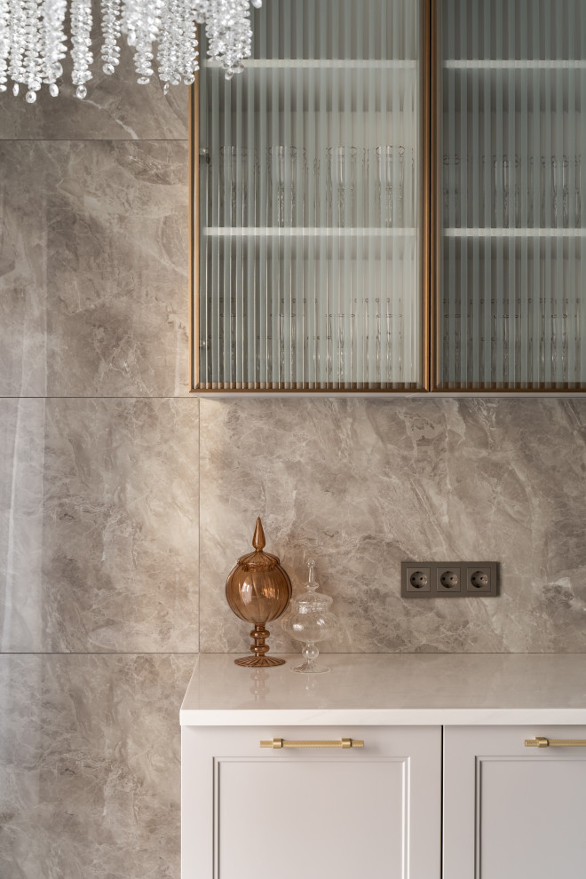 Полная меблировка квартиры в ЖК "Дом на Ярославской" дизайнер Елена Мархаюк