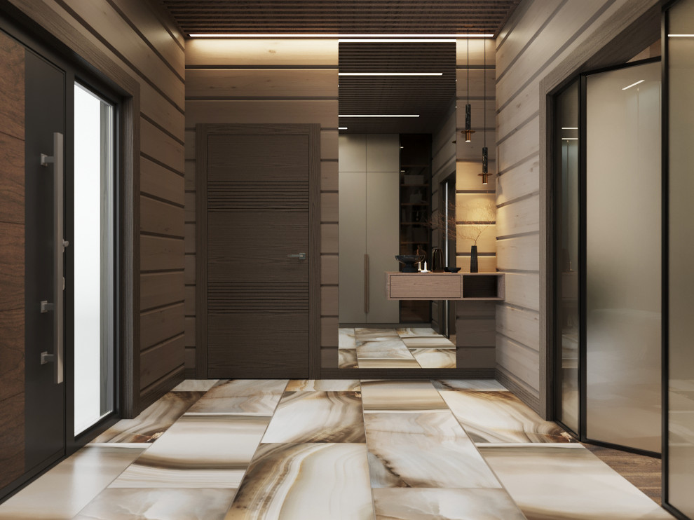 Проект интерьера деревянного дома в п.Завидово