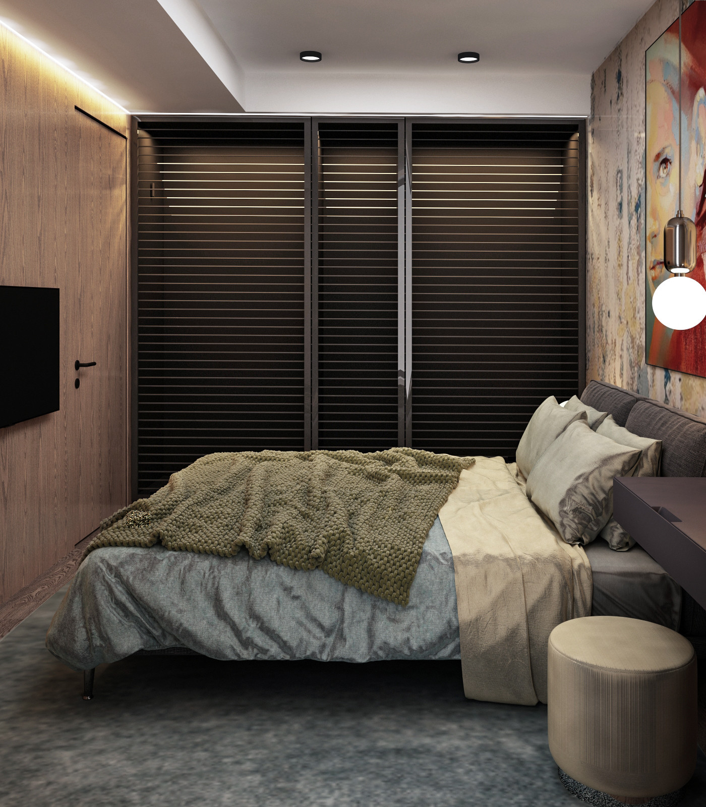 Трехкомнатная квартира с огоньком