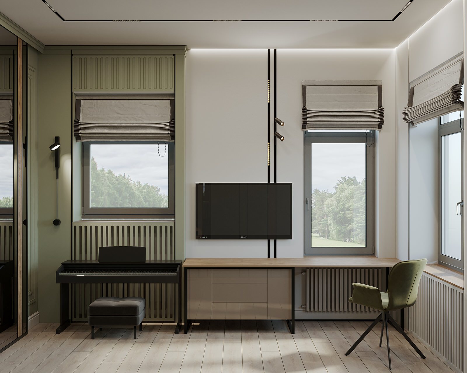 Обложка проекта: Загородный дом 380 кв.м.  2 этаж пос. Тарлаши