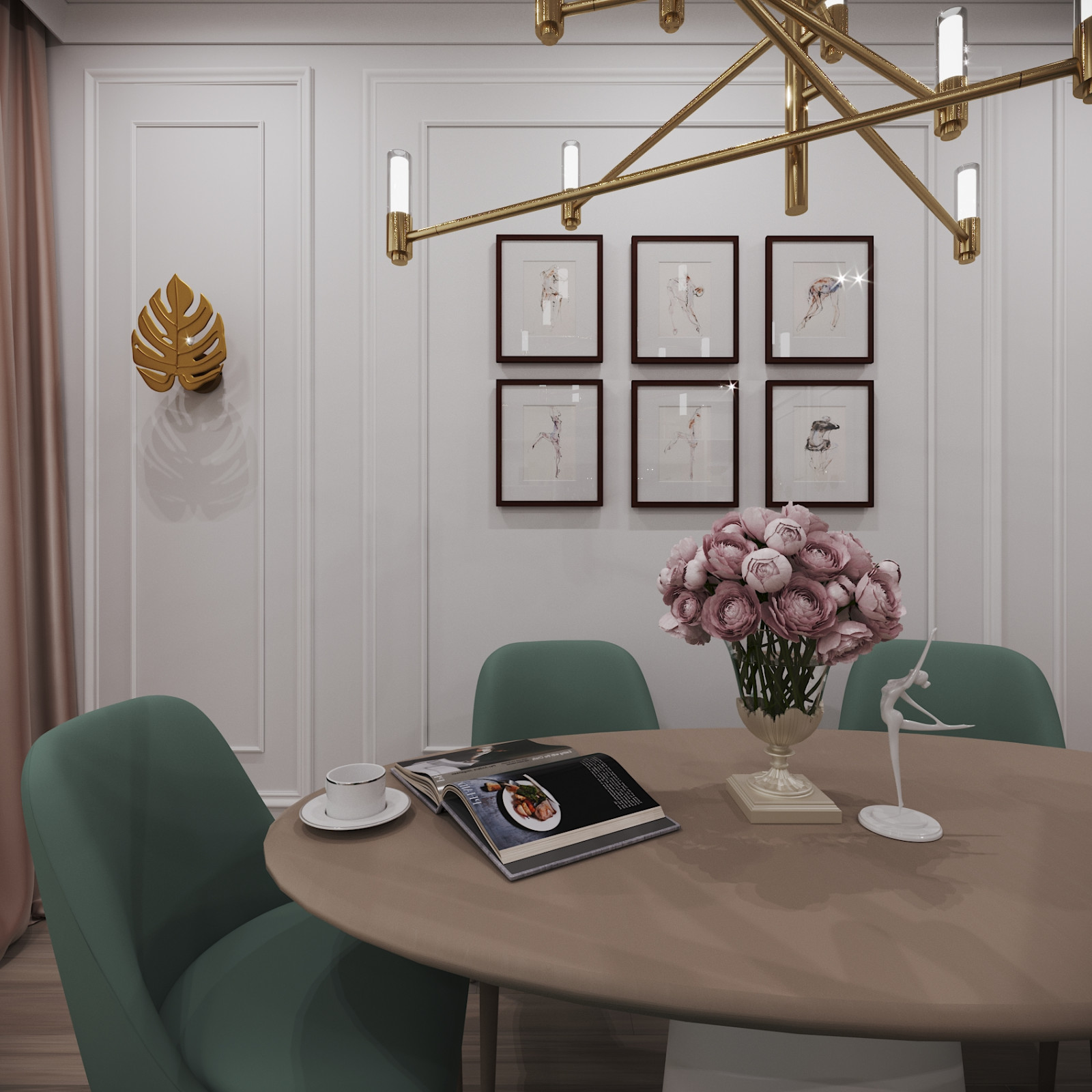 Обложка проекта: Квартира к клубном доме для молодой девушки