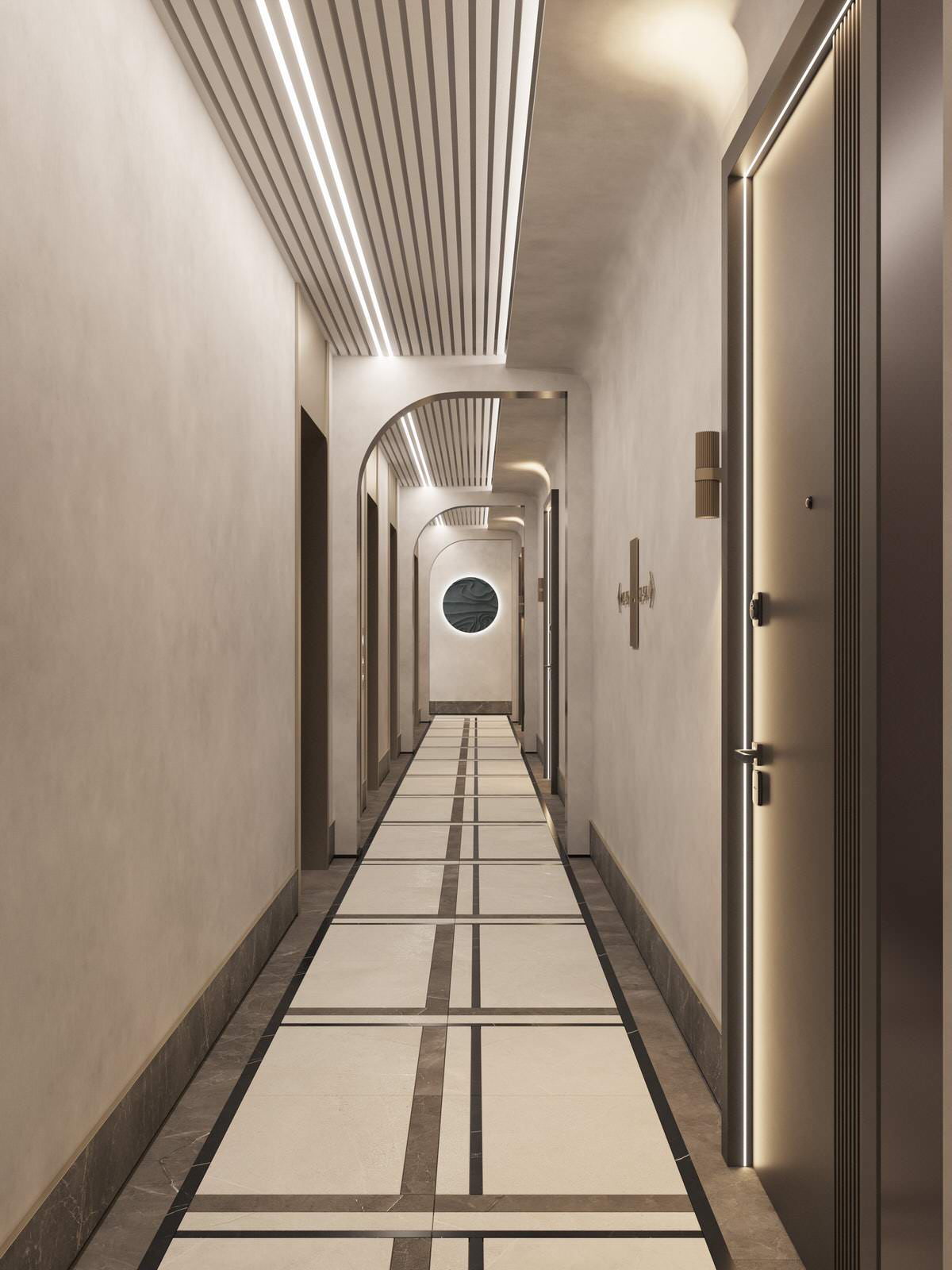 Общественные зоны жилого комплекса "Павелецкая сити"