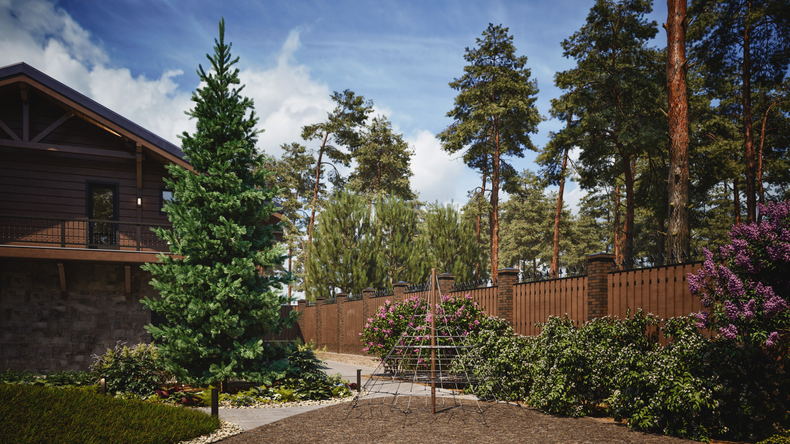 Обложка проекта: Альпийское шале— 750 м²