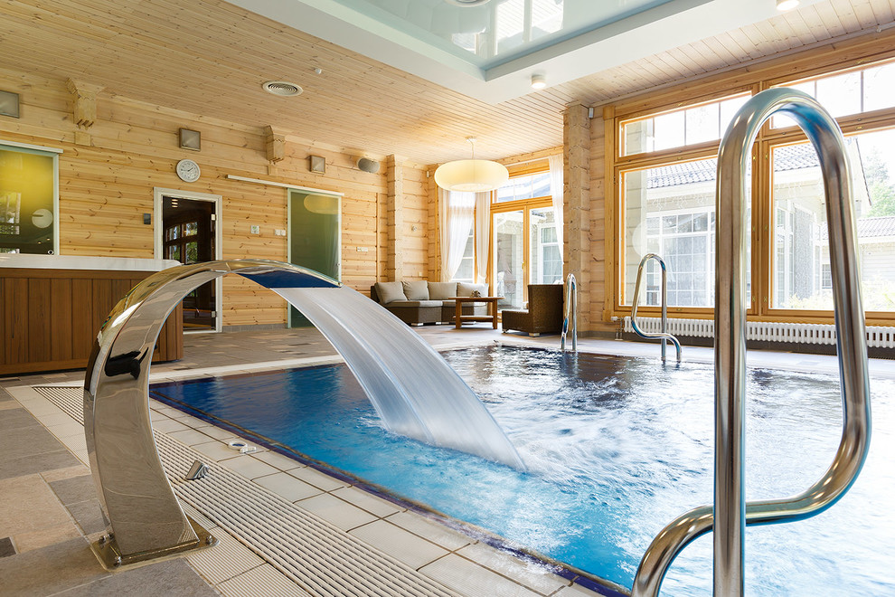 Загородный частный бассейн в поселке Медное озеро