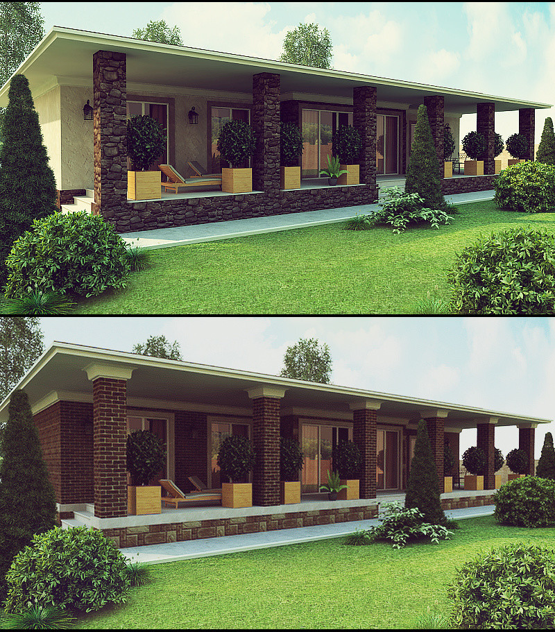 Визуализация экстерьера