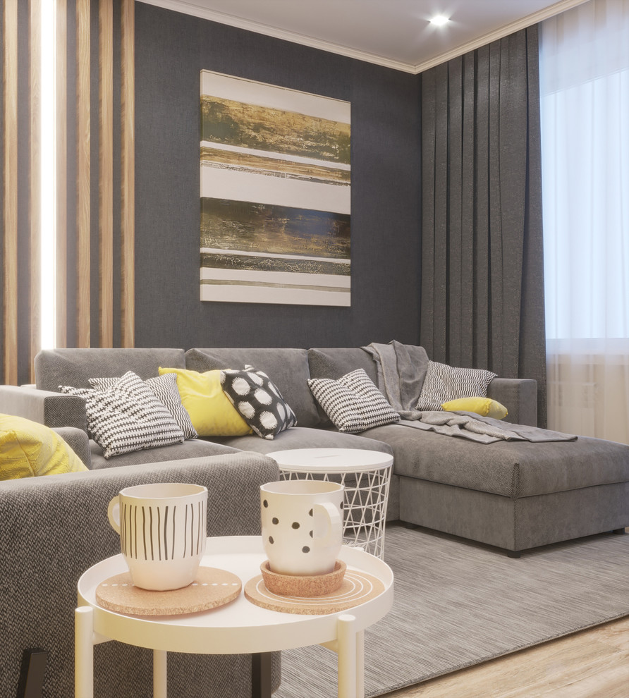 Квартира молодой семьи в современном стиле