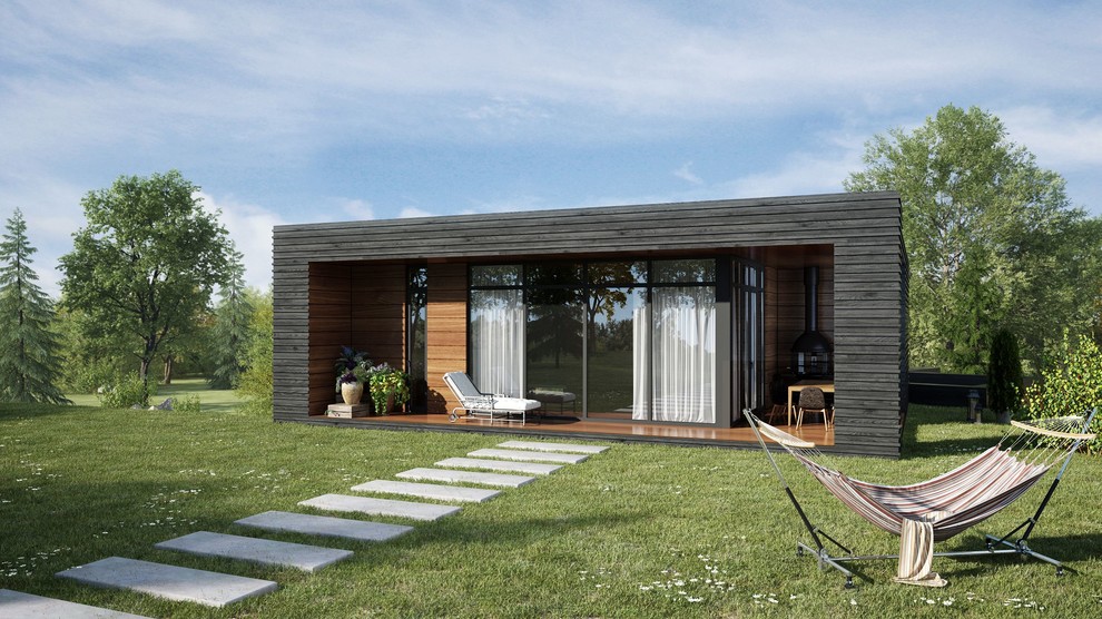 Частный дом-баня на Новой Риге