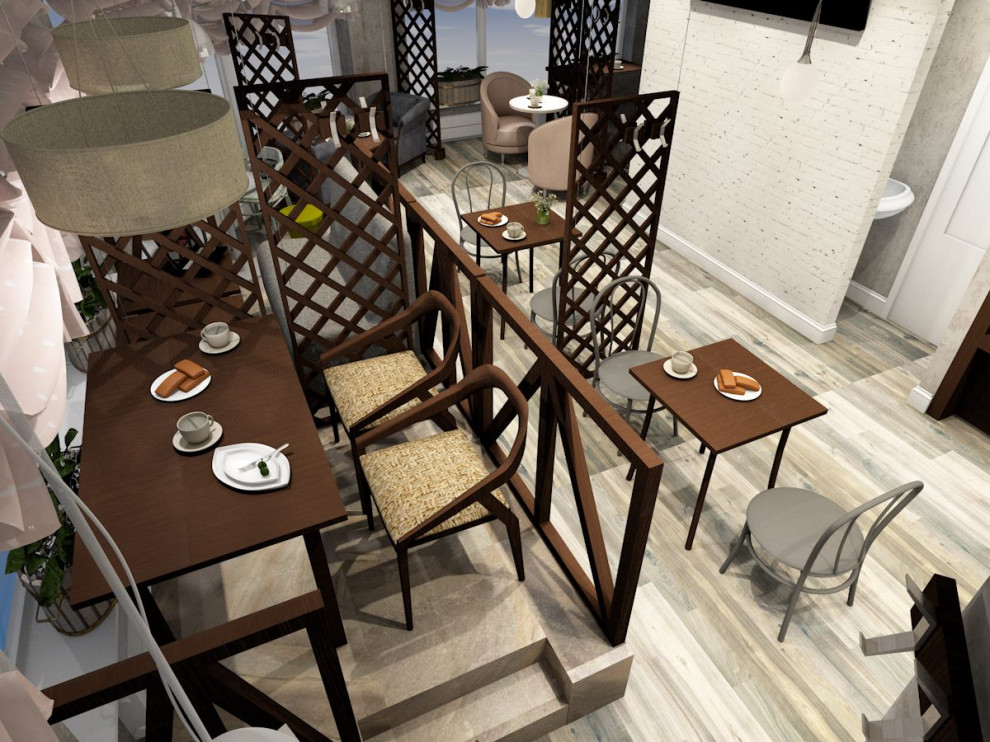 Дизайн-проект кафе быстрого питания в Новокузнецке