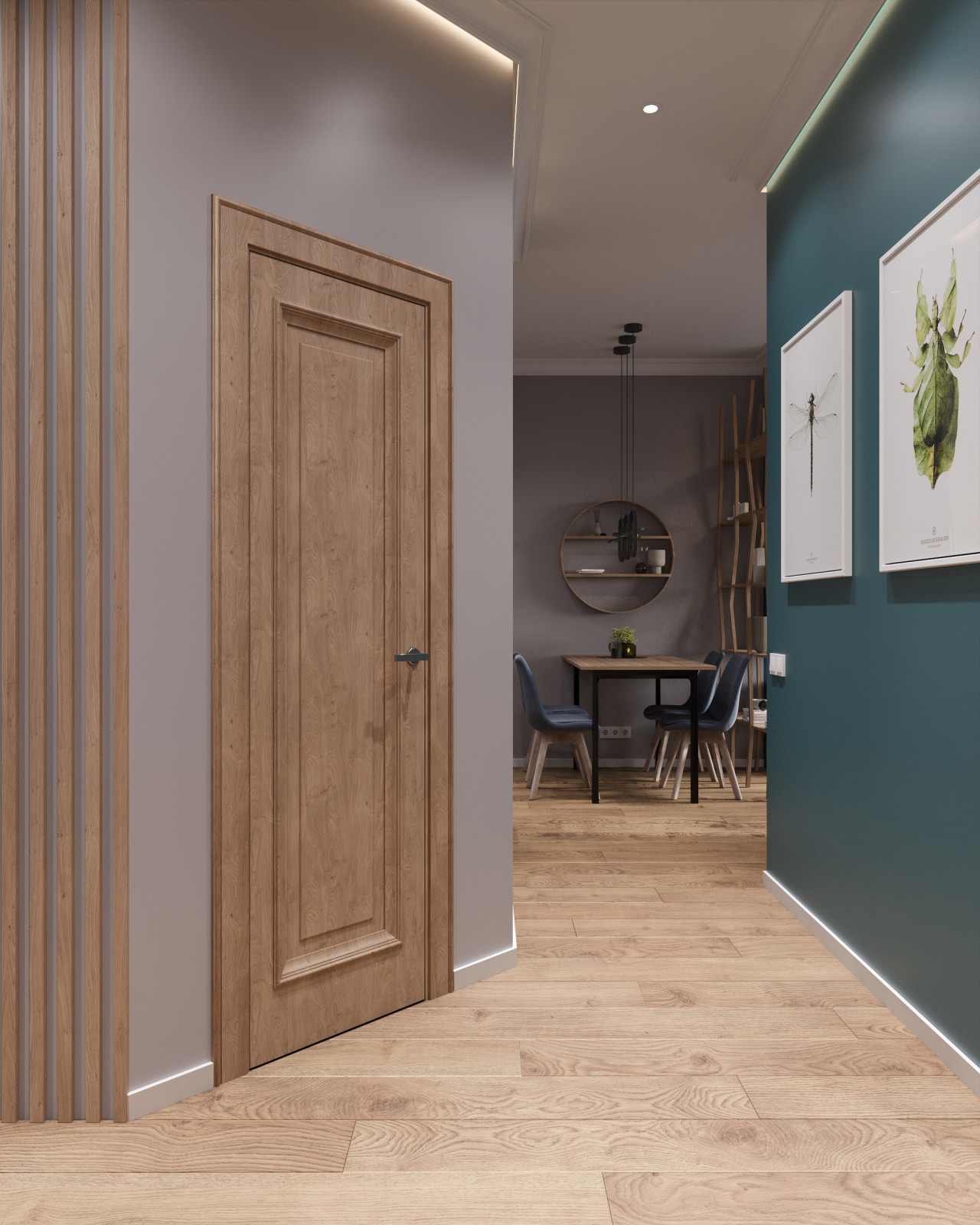 Обложка проекта: Трехкомнатная квартира 63 м² для семьи с ребенком в ЖК Дмитровское