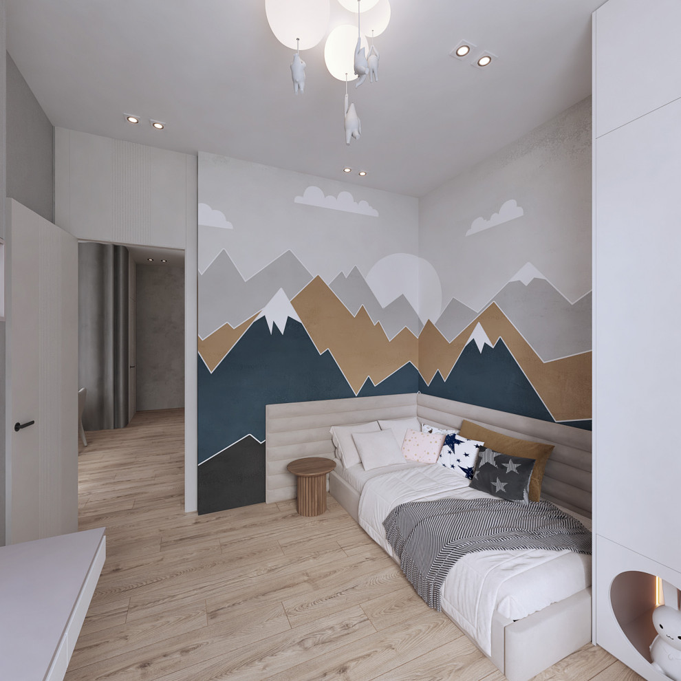 Современная эклектика: 3-комнатная квартира 93 м2