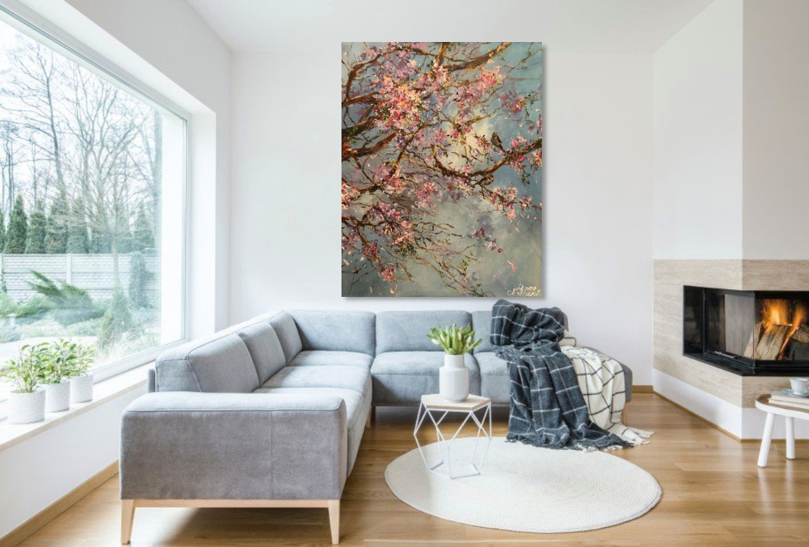 Обложка проекта: Гостиная - Дизайн интерьера - Картины художницы Дианы Маливани (4)