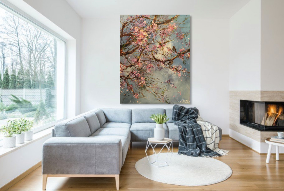 Обложка проекта: Гостиная - Дизайн интерьера - Картины художницы Дианы Маливани (4)