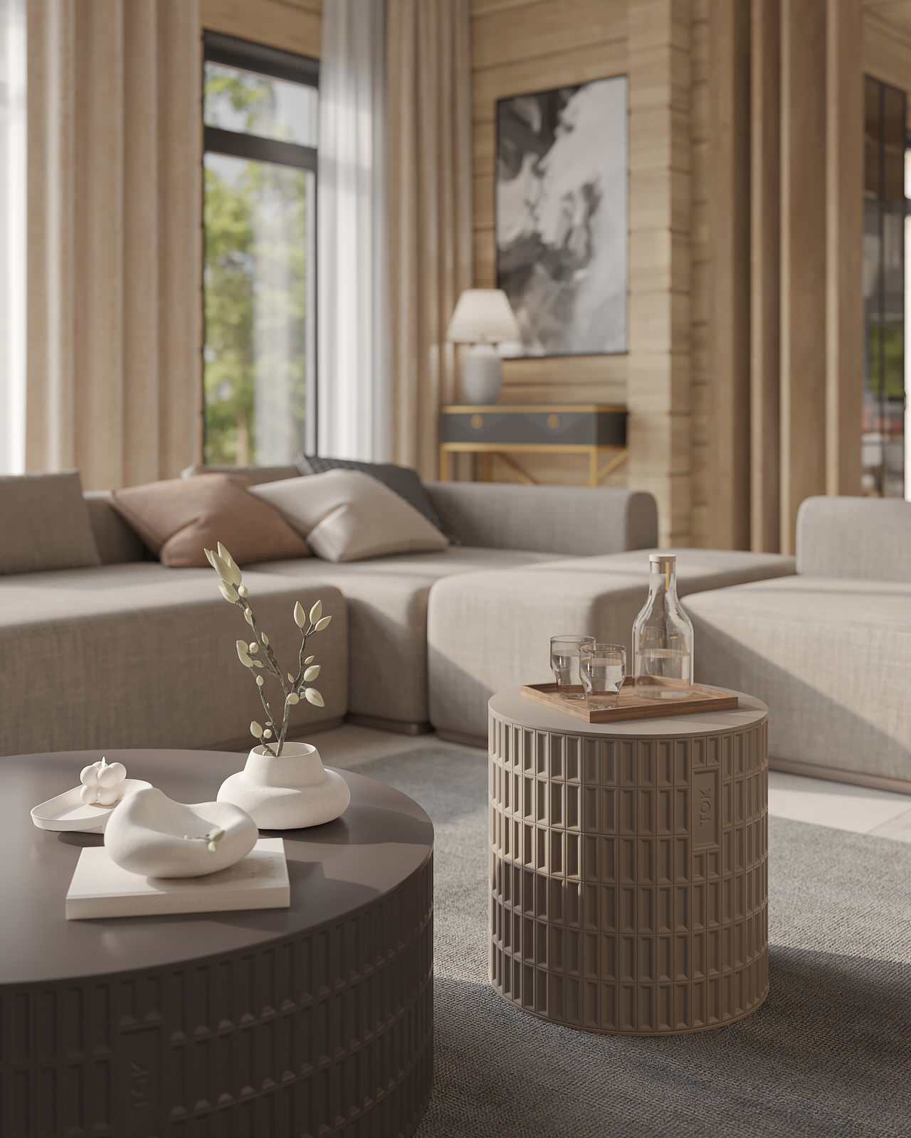 Загородный дом из клееного бруса