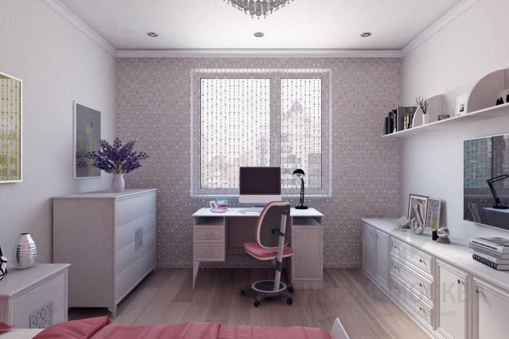 Дизайн-проект двухкомнатной квартиры 55,5 кв.м. в ЖК «Москва и область»