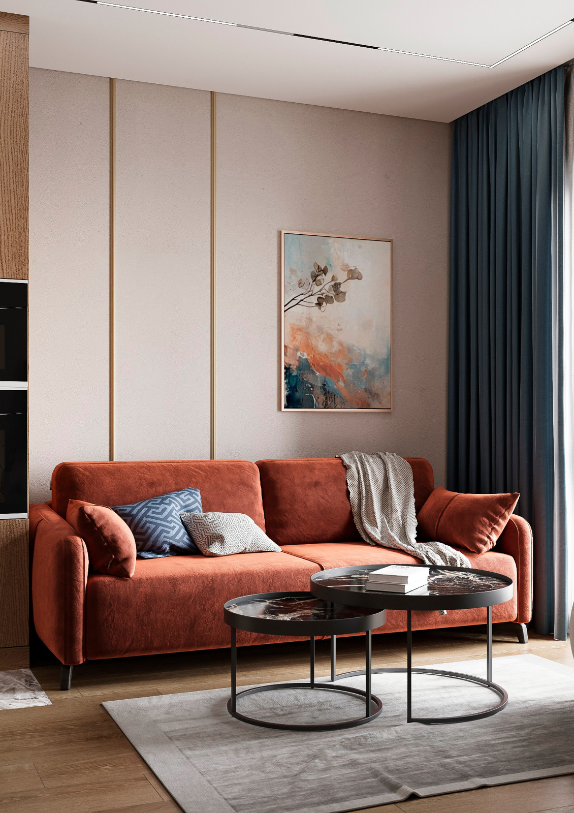 Уютная 2-х к.кв. с яркими оттенками