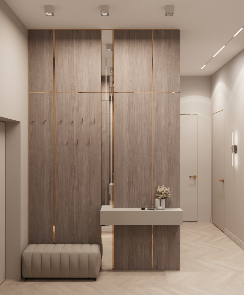 Обложка проекта: Прихожая-холл в квартире ЖК "Олимпика" г. Екатеринбург