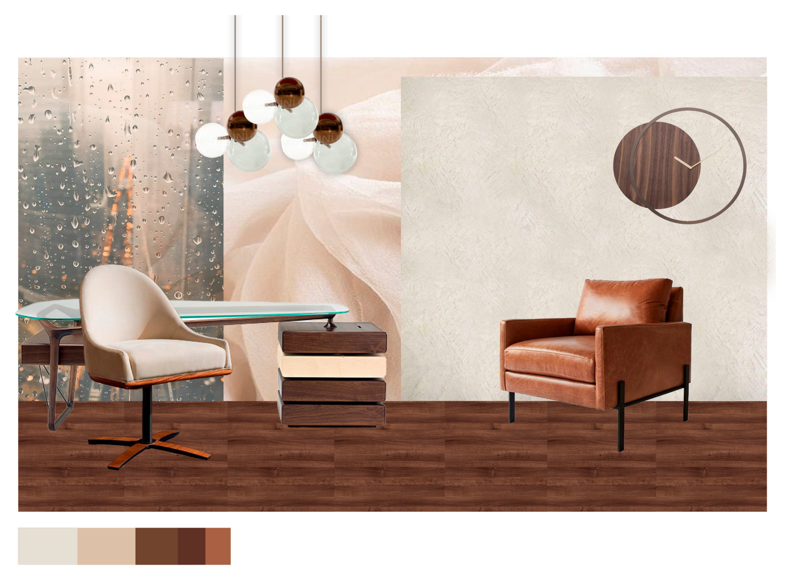 Концепция Кабинета для Проекта "Две стихии"