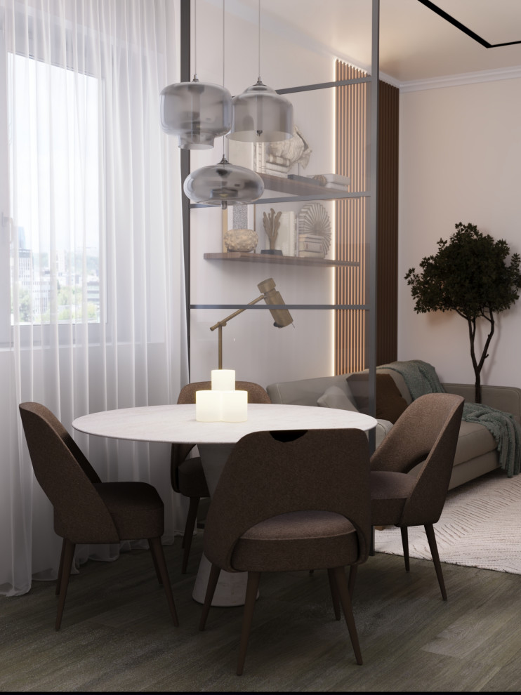 Гостиная в современном стиле.