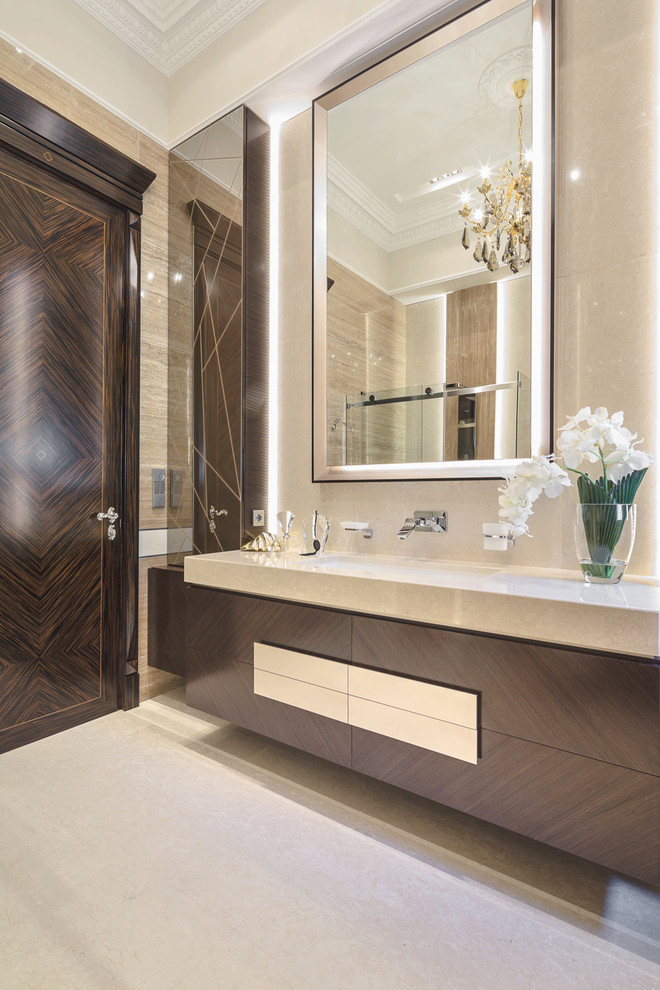 Interior design of apartment on Italian Riviera