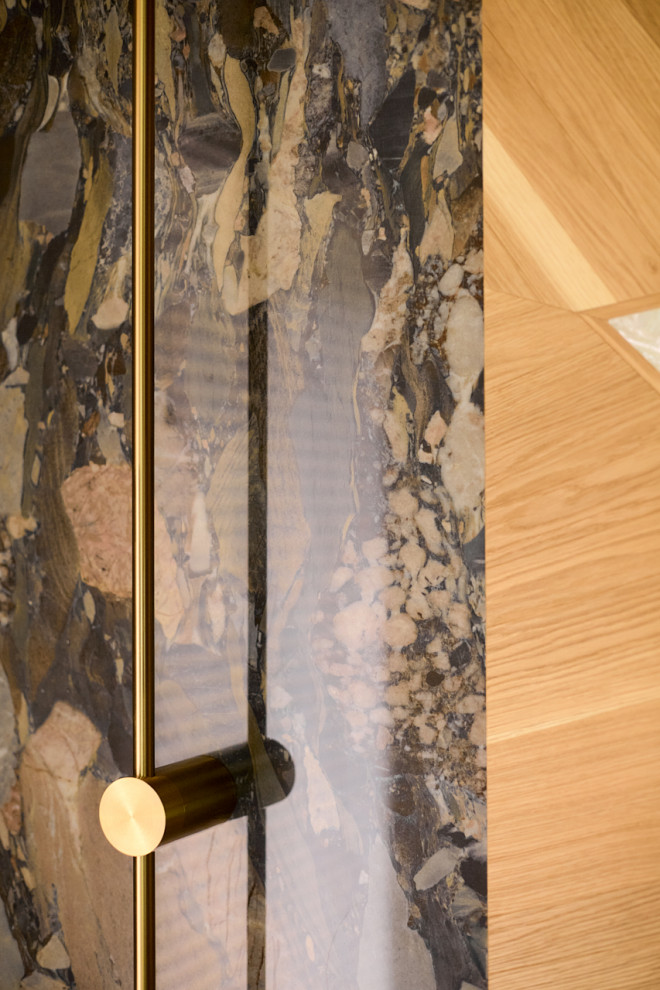 Мастер-спальня в розовом золоте