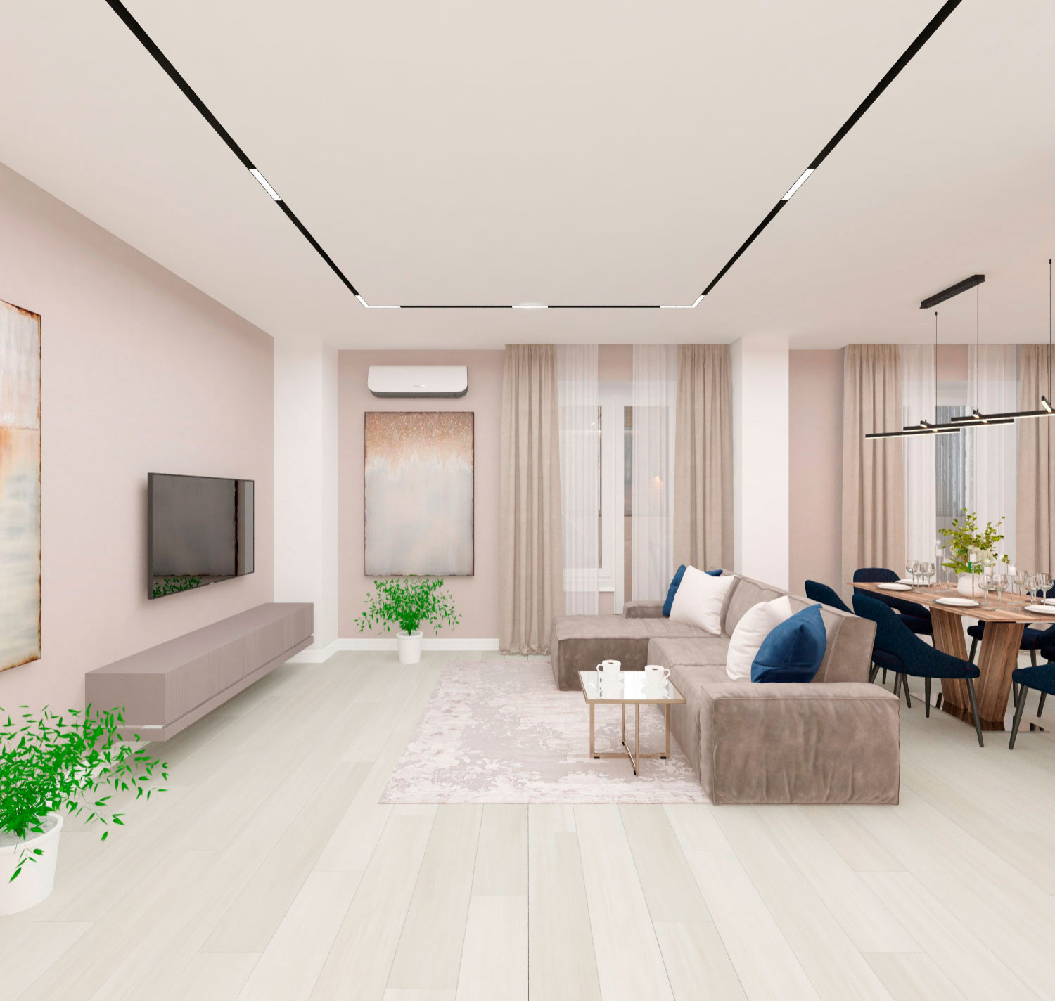 Квартира ЖК Ньютон, 105 м2