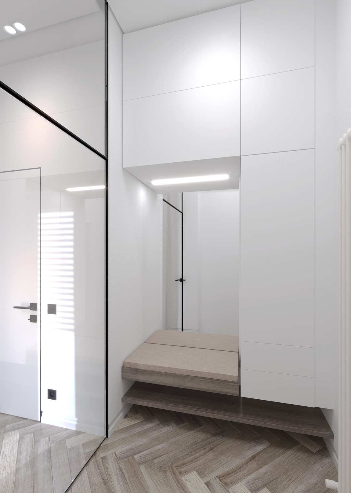 Жилая квартира для молодого человека, 99,48 кв.м.