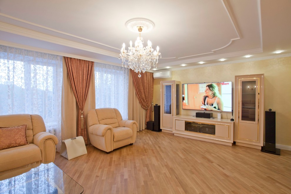 Квартира в классическом стиле. Романтичное настроение.