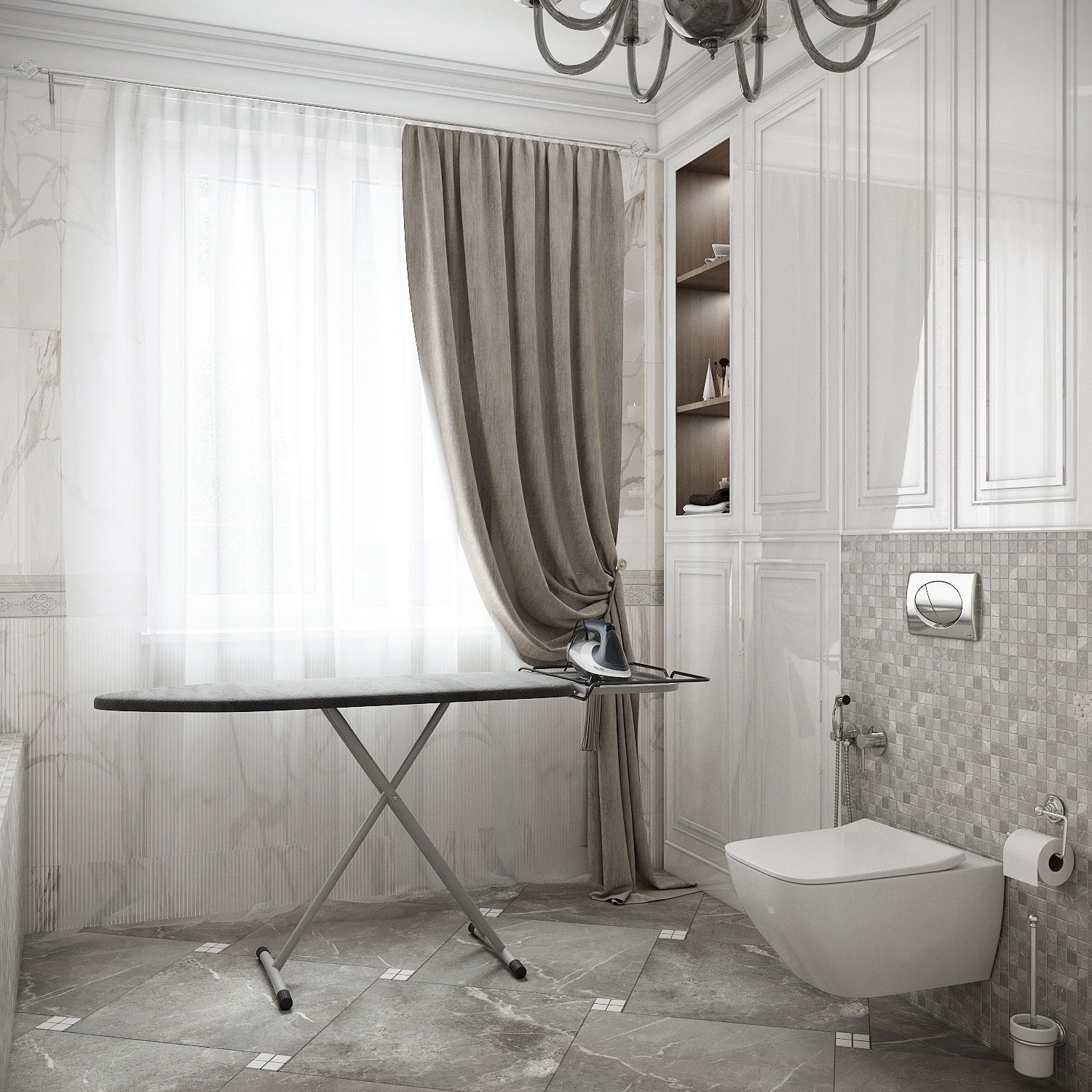 Обложка проекта: Санузел с ванной